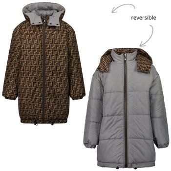 Fendi reversible grey long